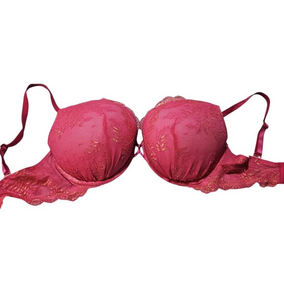 Vintage Victoria's Secret 36DD Extreme Push-Up Bra Adds 2 Cups - Picture 4 of 5